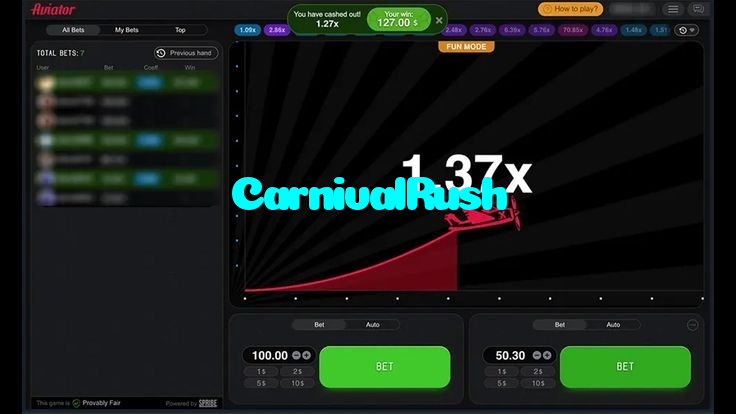 making first deposit on CarnivalRush website using local payment methods in Pakistan