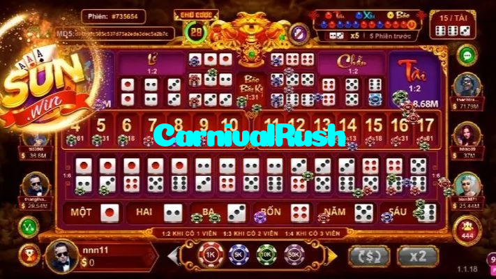 CarnivalRush خوش آمدید بونس +600% پیشکش موبائل ایپ کے پروموشن سیکشن میں دکھائی دیتی ہے۔